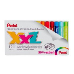 Pentel Oil Yağlı Pastel Boya XXL 12li GHT-12PL - Thumbnail