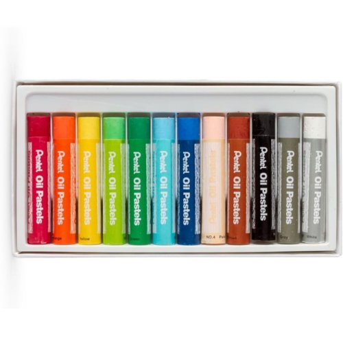 Pentel Oil Yağlı Pastel Boya XXL 12li GHT-12PL