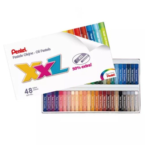 Pentel Oil Yağlı Pastel Boya XXL 48li GHT-48PL