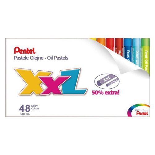 Pentel Oil Yağlı Pastel Boya XXL 48li GHT-48PL