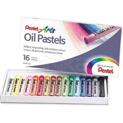 Pentel - Pentel Yağlı Oil Pastel 16 Renk