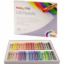 Pentel - Pentel Yağlı Oil Pastel 36 Renk