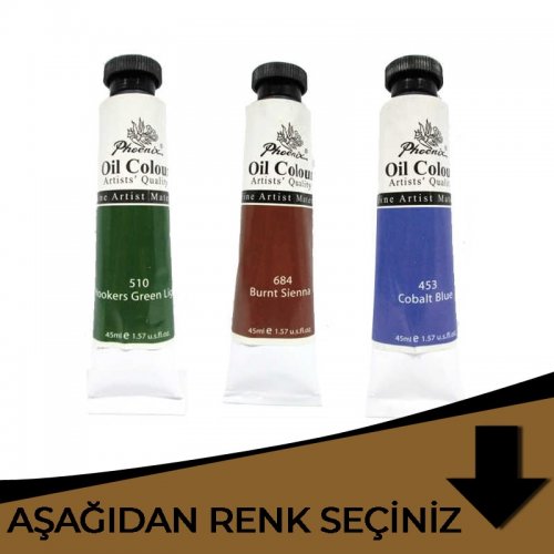 Phoenix Yağlı Boya 45ml Kahverengi Tonlar