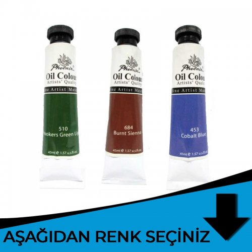 Phoenix Yağlı Boya 45ml Mavi Tonlar