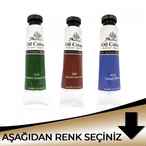 Phoenix Yağlı Boya 45ml Metalik Tonlar