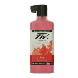 Daler Rowney - Daler Rowney FW Acrylic Artist Ink 180ml 567 Scarlet