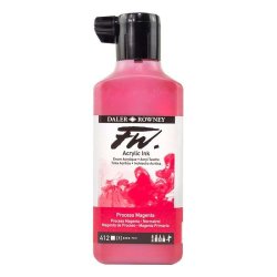 Daler Rowney - Daler Rowney FW Acrylic Artist Ink 180ml 412 Process Magenta