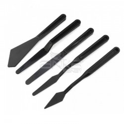 Rich - Rich Plastik Spatula Set Siyah