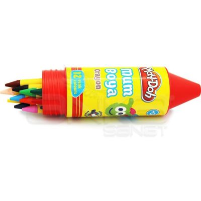 Play-Doh 12 Renk Mum Boya 11mm Tüp CR006