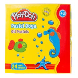 Play-Doh - Play-Doh 24 Renk Pastel Boya PA004