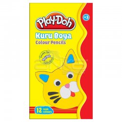 Play-Doh - Play-Doh Teneke Kutu Kuru Boya 12 Renk KU013
