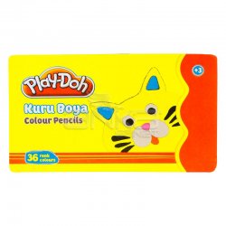 Play-Doh - Play-Doh Teneke Kutu Kuru Boya 36 Renk KU015