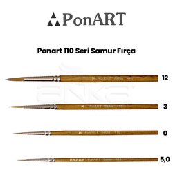 Ponart 110 Seri Samur Fırça - Thumbnail