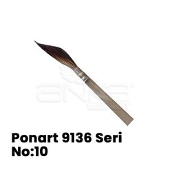 Ponart 9136 Seri Seramik ve Porselen Turnet Fırçası - Thumbnail