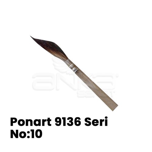 Ponart 9136 Seri Seramik ve Porselen Turnet Fırçası