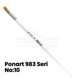 Ponart - Ponart 983 Seri Düz Kesik Uçlu Fırça (1)