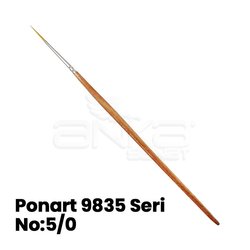 Ponart - Ponart 9835 Seri Round Long Çizgi Fırçası (1)