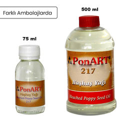 Ponart - Ponart Ağartılmış Haşhaş Yağı Bleached Poppy Seed Oil No:217 (1)