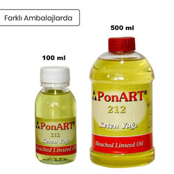 Ponart - Ponart Ağartılmış Keten Yağı 212-Bleached Linseed Oil (1)