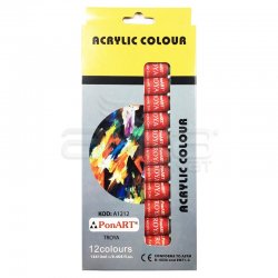 Ponart - Ponart Akrilik Boya 12x12ml Set