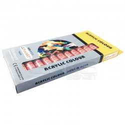 Ponart - Ponart Akrilik Boya 12x12ml Set (1)