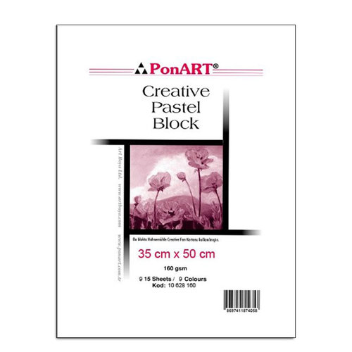 Ponart Creative Pastel Blok 160g 15 Yaprak