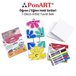 Ponart - Ponart I-Deco Artist Tuval Seti PHS-15