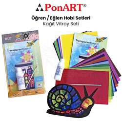 Ponart - Ponart Kağıt Vitray Seti PHS-14
