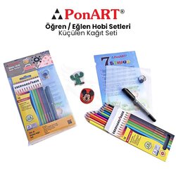 Ponart - Ponart Küçülen Kağıt Seti PHS-25