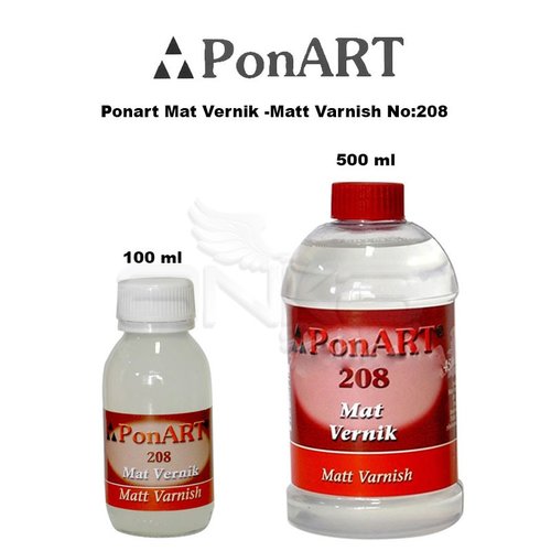 Ponart Mat Vernik -Matt Varnish No:208