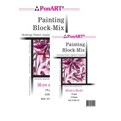 Ponart - Ponart Painting Block Mix 170g 12 yp