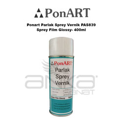Ponart - Ponart Parlak Sprey Vernik PAS839 -Sprey Film Glossy- 400ml