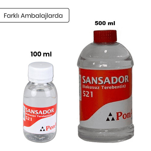 Ponart Sansodor Kokusuz Terebentin No:521