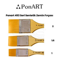 Ponart 493 Seri Sentetik Zemin Fırçası - Thumbnail