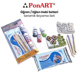 Ponart - Ponart Seramik Boyama Seti PHS-20