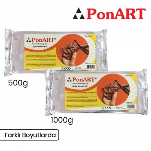 Ponart Seramik Hamuru Toprak Rengi