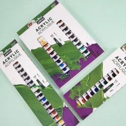 Pebeo Pop Art Akrilik Boya Seti 17x10ml ve 1x15ml 669710 - Thumbnail