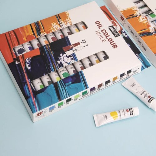 Pebeo Pop Art Yağlı Boya Seti 23x10ml +1 Tüp 15ml Beyaz 669620