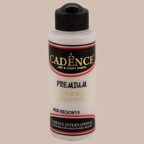 Cadence Premium Akrilik Boya 120ml 6430 Begonya Cadence Premium Akrilik Boya 120ml 6430 Begonya