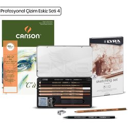 Anka Art - Anka Art Profesyonel Çizim Eskiz Seti 4