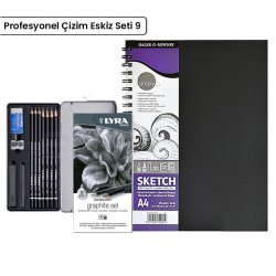 Anka Art - Anka Art Profesyonel Çizim Eskiz Seti 9
