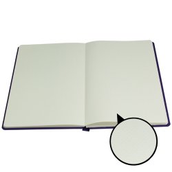 Anka Art - PULKO Notebook Not Defteri Cilt Bezi Noktalı Koyu Gri 110g 16x24cm (1)