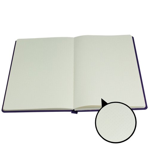 PULKO Notebook Not Defteri Cilt Bezi Noktalı Kırmızı 110g 16x24cm