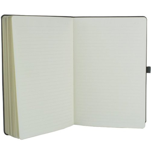 PULKO Notebook Not Defteri Termo Deri Çizgili Gri 80g 16x24cm