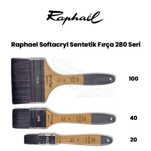 Raphael Softacryl Sentetik Fırça 280 Seri
