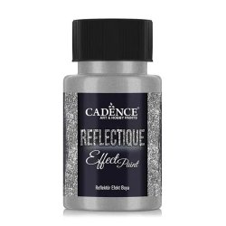 Cadence - Cadence Reflektör Efekt Boya 50ml 02 Gümüş