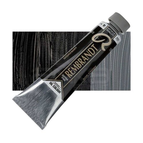 Rembrandt 40ml Yağlı Boya Seri:1 No:701 Ivory Black - 701 Ivory Black