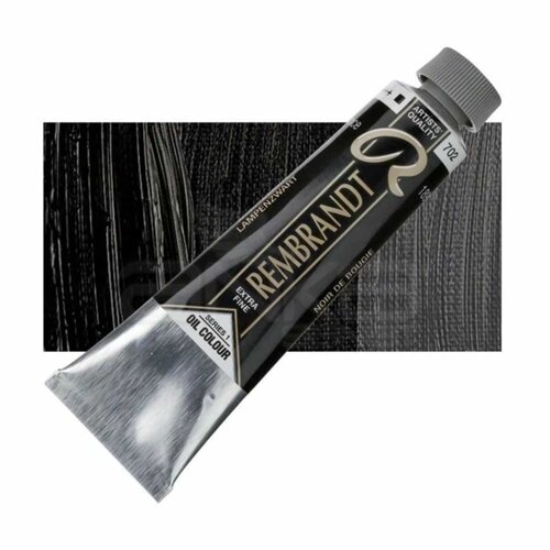 Rembrandt 40ml Yağlı Boya Seri:1 No:702 Lamp Black - 702 Lamp Black