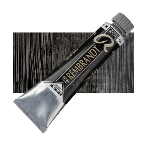 Rembrandt 40ml Yağlı Boya Seri:1 No:735 Oxide Black - 735 Oxide Black