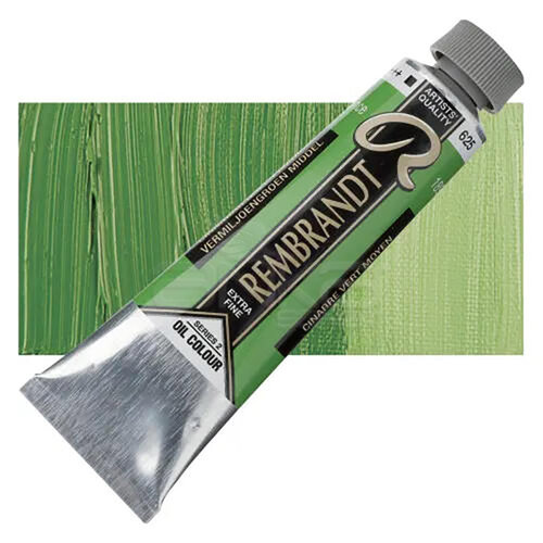 Rembrandt 40ml Yağlı Boya Seri:2 No:625 Cinnabar Green M - 625 Cinnabar Green M
